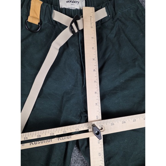Wondery Isabel Outdoor Pants Size Small Green Cargo Joggers Stretch Hiking - Picture 3 of 11